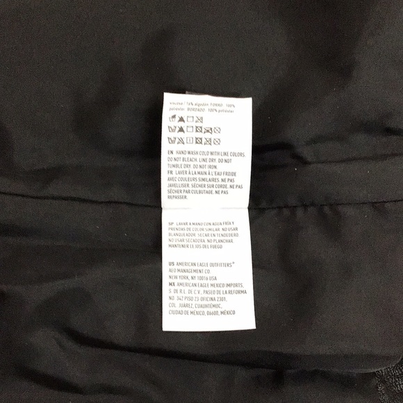 AEO Floral Embroidered Faux Leather Moto Jacket - Picture 8 of 8